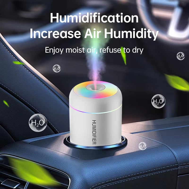 Mini Difusor Humidificador USB Para Coche Y Hogar
