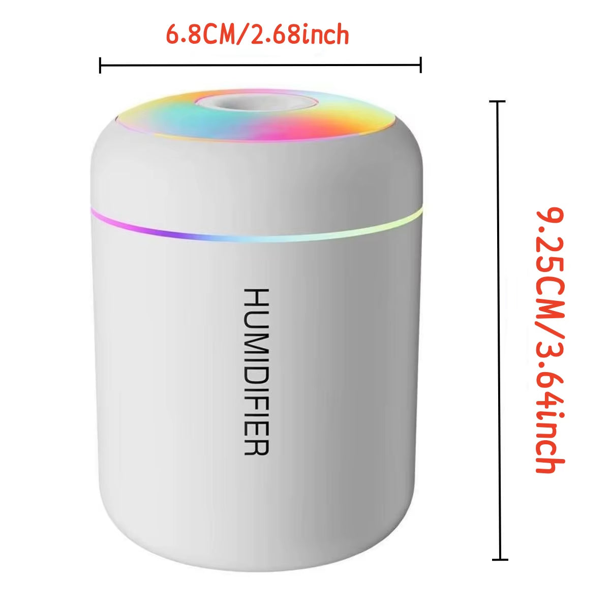 Mini Difusor Humidificador USB Para Coche Y Hogar